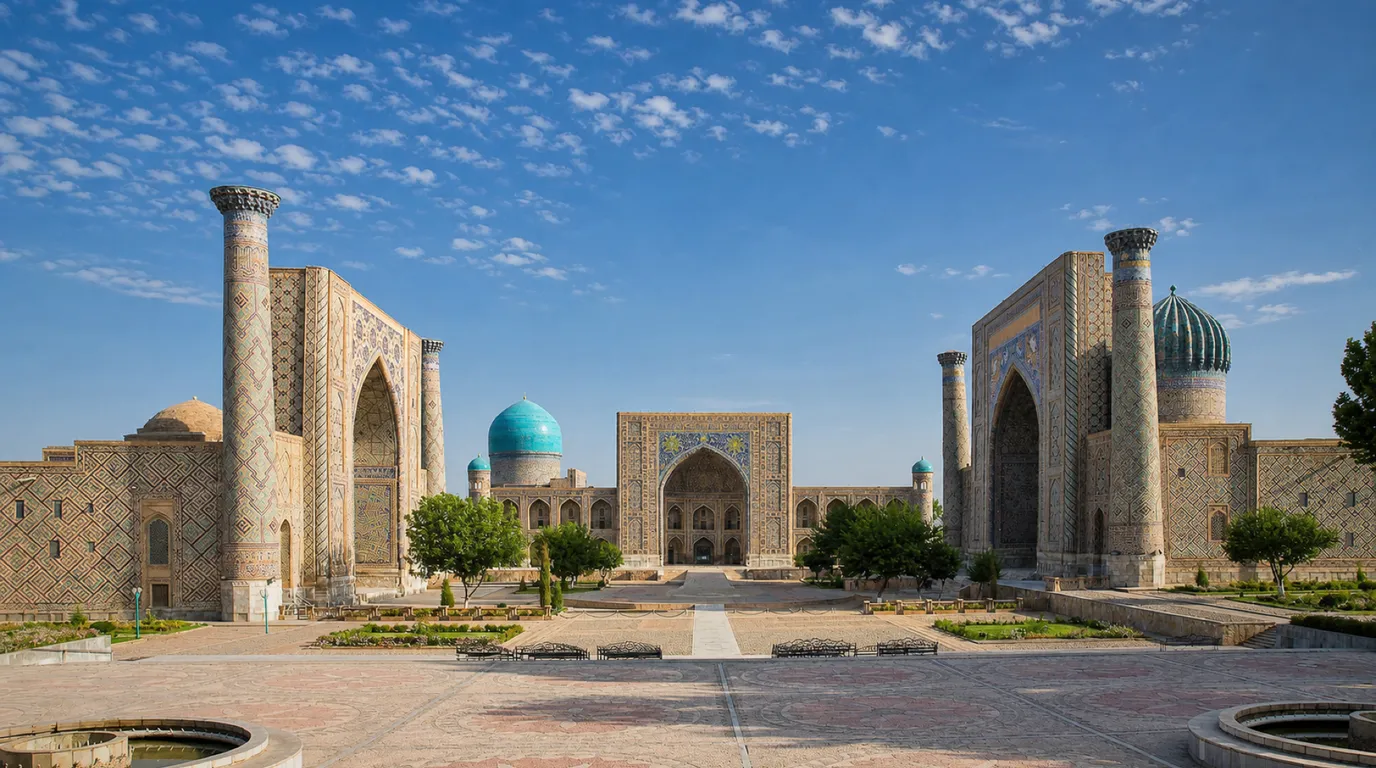 サマルカンド（レギスタン広場）（Samarkand – Crossroad of Cultures）